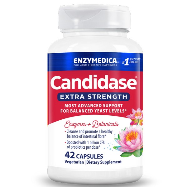 Enzymedica Candidase Extra Strength 42 Capsules | Kosher